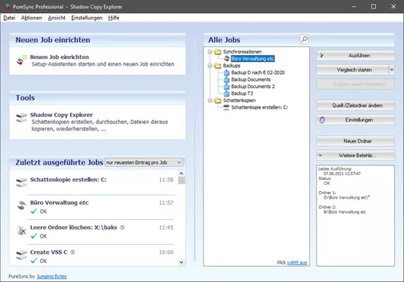 Bild: Major Update: Jumping Bytes veröffentlicht PureSync 7.0