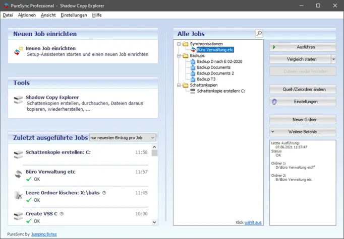 Bild: Major Update: Jumping Bytes veröffentlicht PureSync 7.0