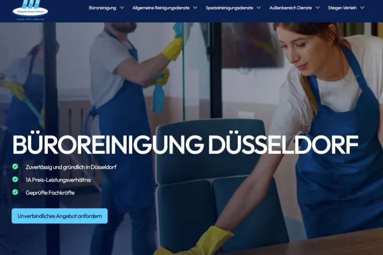 Bild: Steigende Hygieneanforderungen: Spezialist für Büroreinigung Düsseldorf – GSS Gebäude-Service Sommer