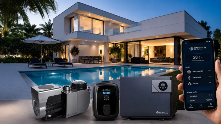 Smarte Pooltechnik 2026: Apoolco GmbH über Pumpen und Steuerung Bild: Smarte Pooltechnik 2026: Apoolco GmbH über Pumpen und Steuerung