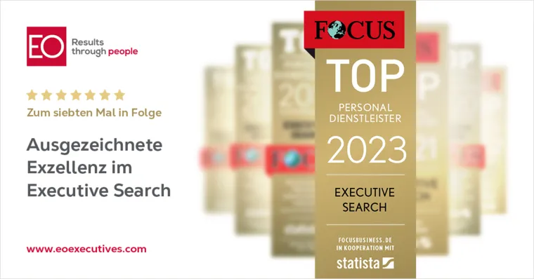 Bild: Focus zeichnet EO Executives erneut für Exzellenz im Executive Search aus