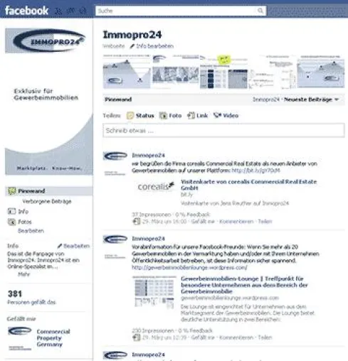 Bild: Immopro24 – Das Gewerbeimmobilienportal – engagiert sich für seine Facebookfreunde