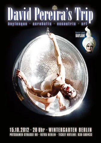 Bild: Disco-Kugel meets Varieté - Erste Solo-Show für David Pereira - boylesque acrobatic excentric art