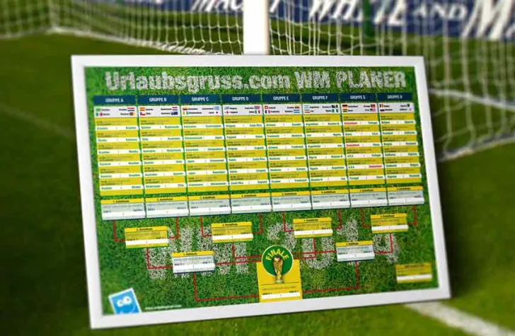 Urlaubsgruss.com stellt Aktionen zur WM 2014 vor Bild: Urlaubsgruss.com stellt Aktionen zur WM 2014 vor