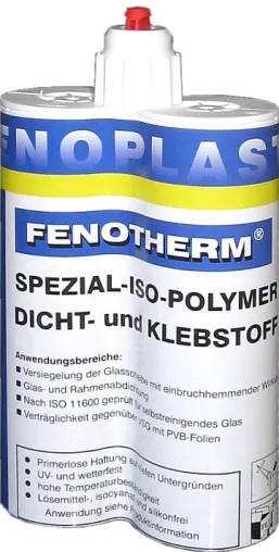 Bild: FENOTHERM® Spezial-ISO-POLYMER - 2-K Dicht- und Klebstoff für verklebte Verglasungen und Rahmenkonstruktionen