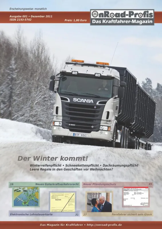 Titelseite der ersten Ausgabe