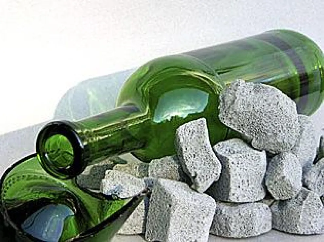 Clever dämmen mit altem Glas