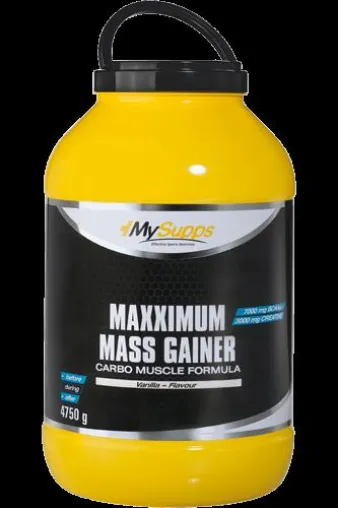 My Supps Maxximum Mass Gainer - Der Schlüssel zu mehr Gewicht und Masse Bild: My Supps Maxximum Mass Gainer - Der Schlüssel zu mehr Gewicht und Masse