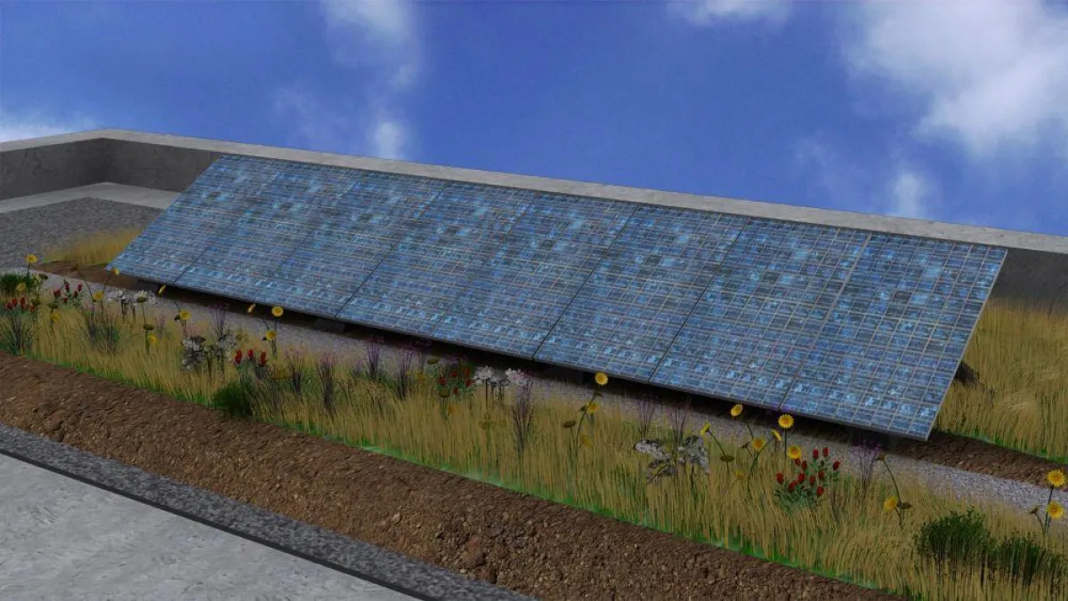 3-d-Solargründach