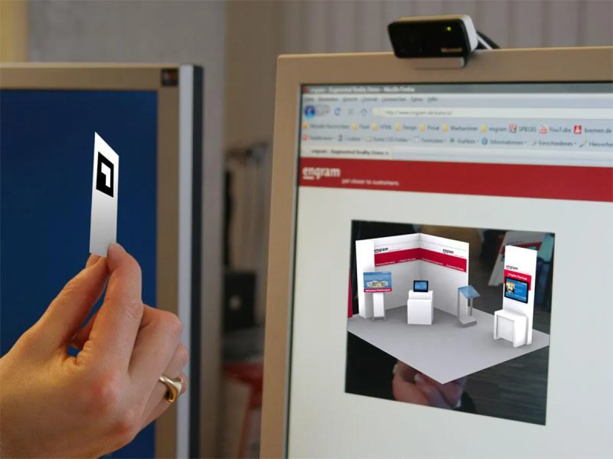 Der EuroCIS Messestand als Augmented Reality Anwendung