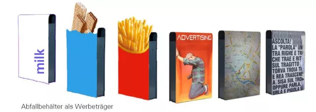 Bild: Die kreative Art zu werben - Werbung auf Sitzbänken und Freiraumelementen