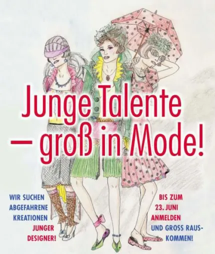 Letzte Chance für Potsdams Jungdesigner - Berwebungsfrist bis zum 23. Juni Bild: Letzte Chance für Potsdams Jungdesigner - Berwebungsfrist bis zum 23. Juni