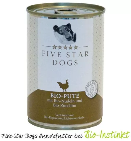 Bild: NEU bei Bio-Instinkt - Five Star Dogs Bio-Hundefutter