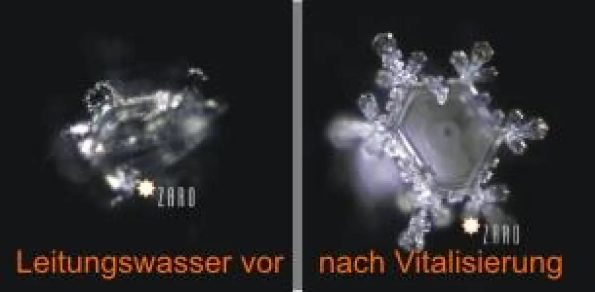 Wasserkristalle - nach Masaru Emoto