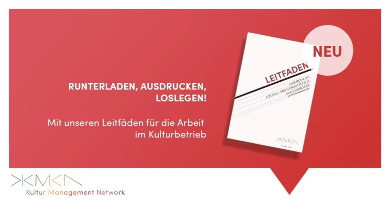 Bild: Leitfäden & Arbeitshilfen – neuer Produktbereich bei Kultur Management Network