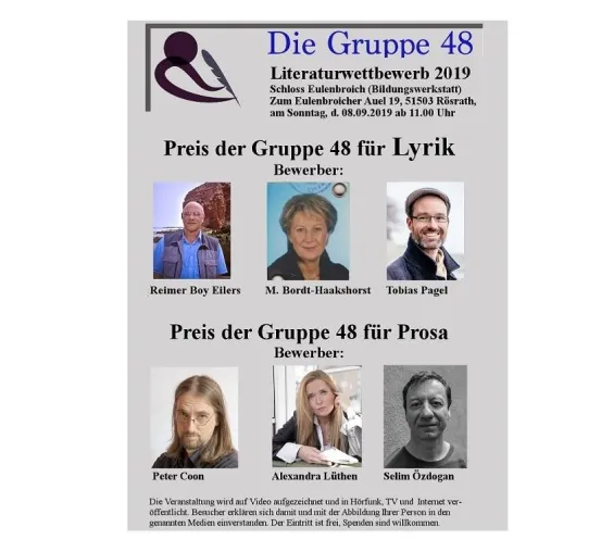 Gruppe 48 - Vierter Literaturwettbewerb in Rösrath Bild: Gruppe 48 - Vierter Literaturwettbewerb in Rösrath