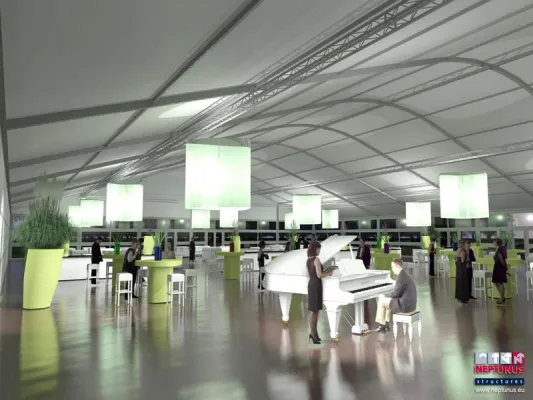 Bild: Neptunus präsentiert innovativen Zelttyp für die Veranstaltungsbranche