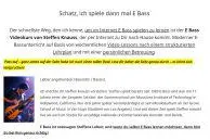 E-Bass-lernen.com verbessert das Angebot - 1 Monat GRATIS Unterricht für alle E-Bass Anfänger Bild: E-Bass-lernen.com verbessert das Angebot - 1 Monat GRATIS Unterricht für alle E-Bass Anfänger