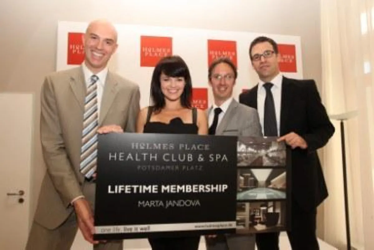 Marta Jandova - First Long Life Member des Holmes Place Health Club & Spa