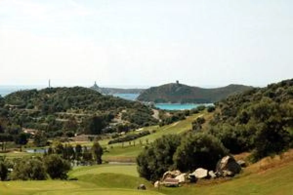Die Golfanlage Tanka Golf Club in Villasimius, Sardinien
