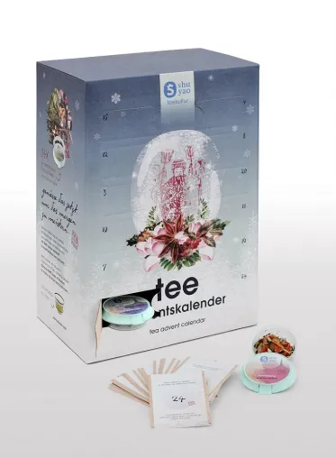Shuyao Tee-Adventskalender: 24 fernöstliche Tee-Entdeckungen Bild: Shuyao Tee-Adventskalender: 24 fernöstliche Tee-Entdeckungen