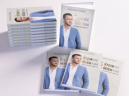 Bild: Buchveröffentlichung von Vorstand Christoph Straube der W&L AG - Der steinige Weg zum Reichtum 