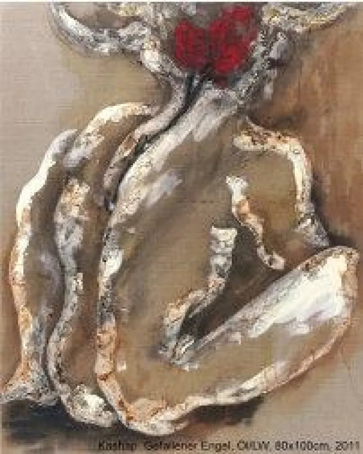 Kashap.Gefallener Engel.Öl/Lw,80x100cm,2011
