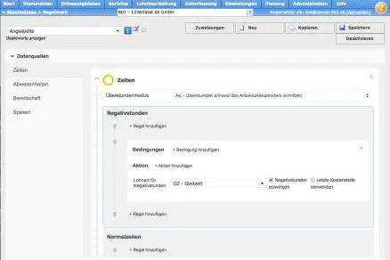 Bild: Zeiterfassung leicht gemacht - 123erfasst.de mit individuellen Betriebsvereinbarungen