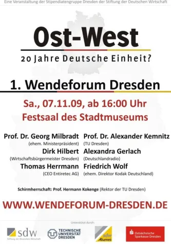 Erstes Wendeforum Dresden Bild: Erstes Wendeforum Dresden