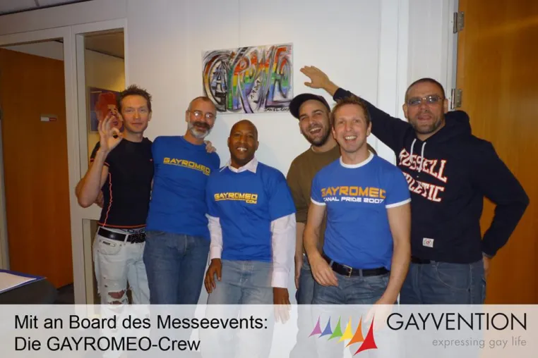 Bild: Die „blauen Seiten“ sind bei der GAYVENTION
