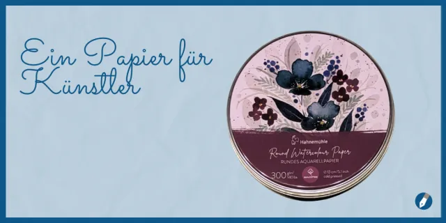 Bild: Rundes Watercolor Paper nun bei MiaSkribo erhältlich