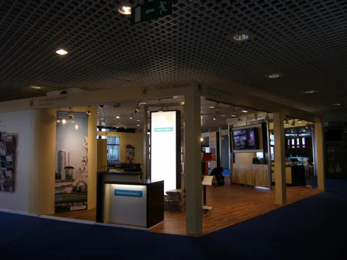 Landeshauptstadt München auf der MIPIM 2009 - Als Branchentreff lockt der Stand erneut zahlreiche Besucher. Bild: Landeshauptstadt München auf der MIPIM 2009 - Als Branchentreff lockt der Stand erneut zahlreiche Besucher.