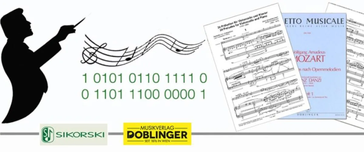 Noten rennomierter Verlage als PDF