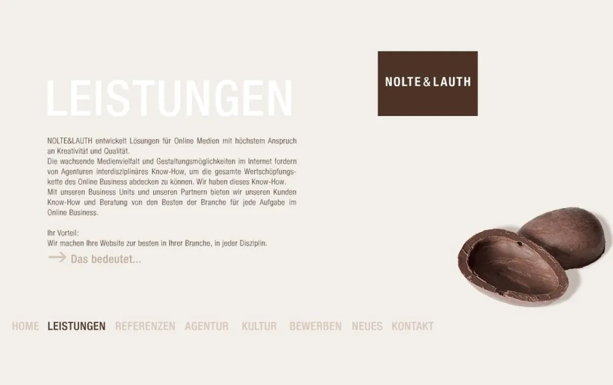 NOLTE&LAUTH im Internet: www.nolteundlauth.de