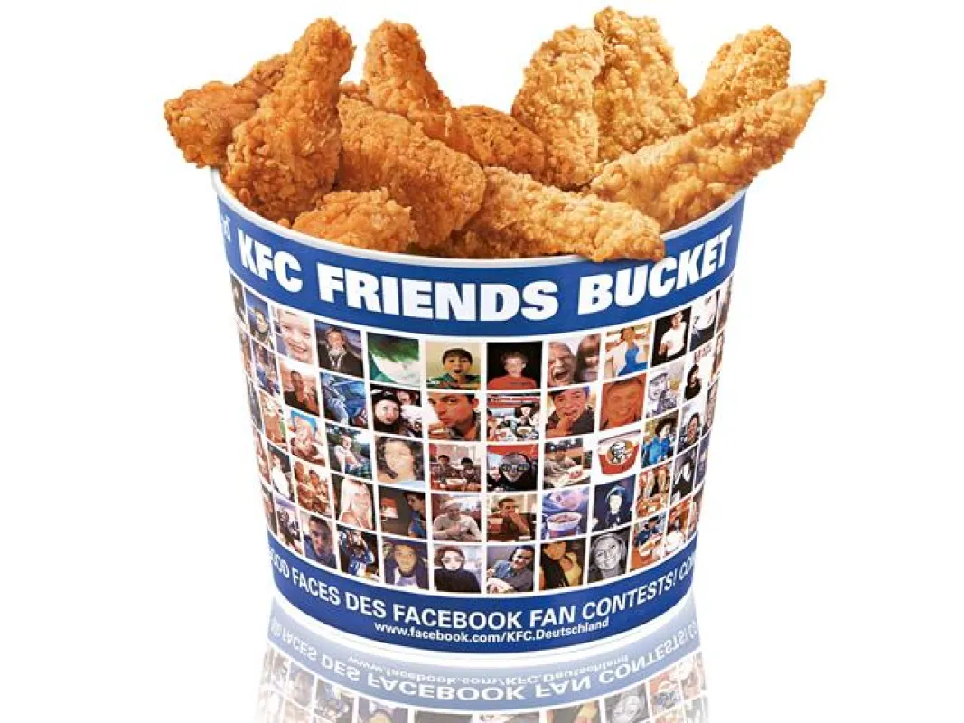 Der KFC Friends Bucket