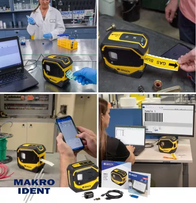 Bild: Brady M511 Etikettendrucker für flexible Handy- und PC-Nutzung 