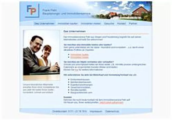 Bild: mediatwister aus Siegen entwickelt Medienprodukte für Frank Petri - Bauplanungs- und Immobilienservice