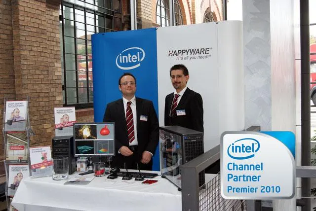 Happyware auf der Intel® Channel Conference 2010 Bild: Happyware auf der Intel® Channel Conference 2010