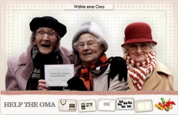 Bild: Saatchi & Saatchi schickt für Diakonie Omas auf die Straße