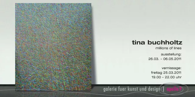 Bild: Erstmals in Hamburg: Die Ausstellung "millions of lines" zeigt Bilder von Tina Buchholtz