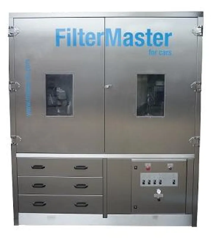 Die neue Reinigungsanlage für Partikelfilter