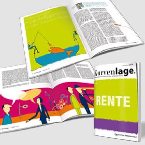 Pantos realisiert die neue Ausgabe der "Kurvenlage" für das Deutsche Aktieninstitut Bild: Pantos realisiert die neue Ausgabe der "Kurvenlage" für das Deutsche Aktieninstitut
