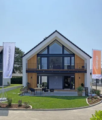 Bild: Regnauer stellt in Fellbach das neue Musterhaus "Klara" vor: Neues Wohngefühl für eine nachhaltige Zukunft.
