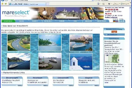 Bild: Kreuzfahrtenportal mareselect ist ab sofort online