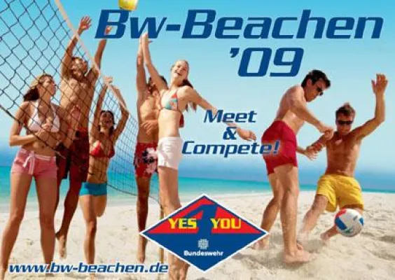 Bild: Bw-Beachen ’09 - Bundeswehr lädt 16- und 17-jährige Jugendliche zum bundesweiten Team- und Funsport-Event ein