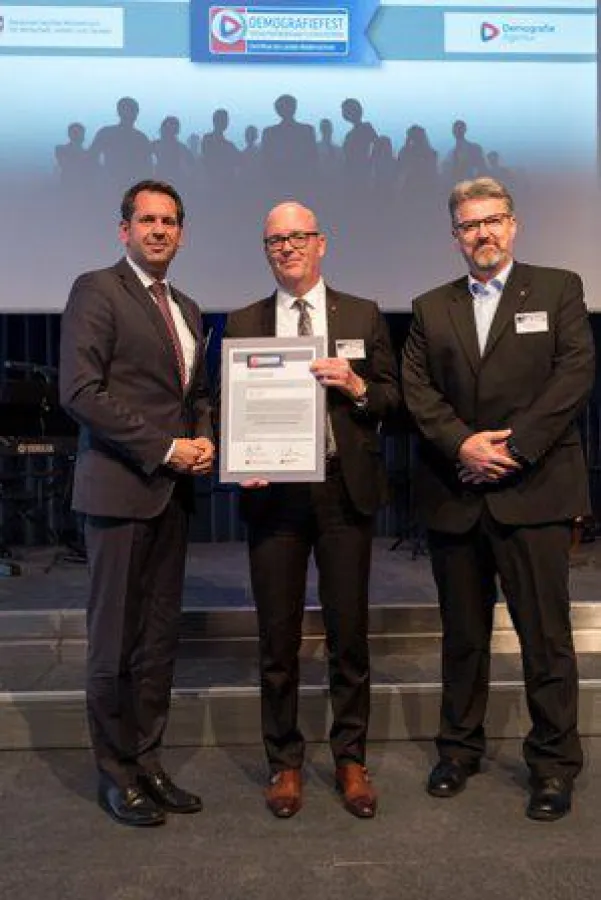 V.l.n.r.: Olaf Lies, Klaus Mensing, Jörg Böttcher.