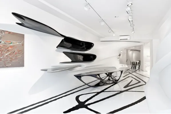 Bild: Galerie Gmurzynska - ZAHA HADID ABSTRACTING THE LANDSCAPE