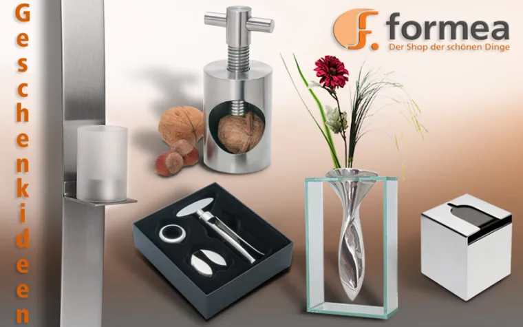 Bild: Geschenkideen von formea – vom Kondomspender bis zur Design Vase