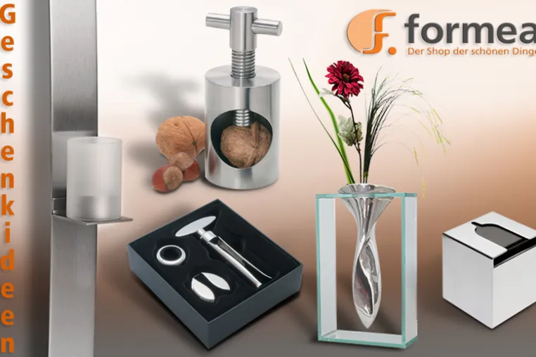 Bild: Geschenkideen von formea – vom Kondomspender bis zur Design Vase