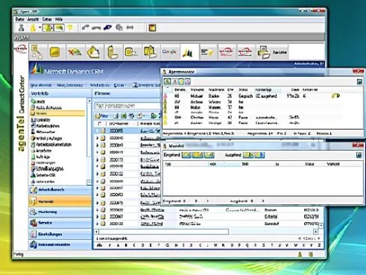 Bild: Intelligente ITIL Umsetzung zur Prozesssteuerung - agenTel 6.1 mit Microsoft CRM 4.0 Integration